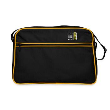 Légaliser la liberté Parti Libertaire Anti Gouvernement - Sac Retro - noir/or - Devant