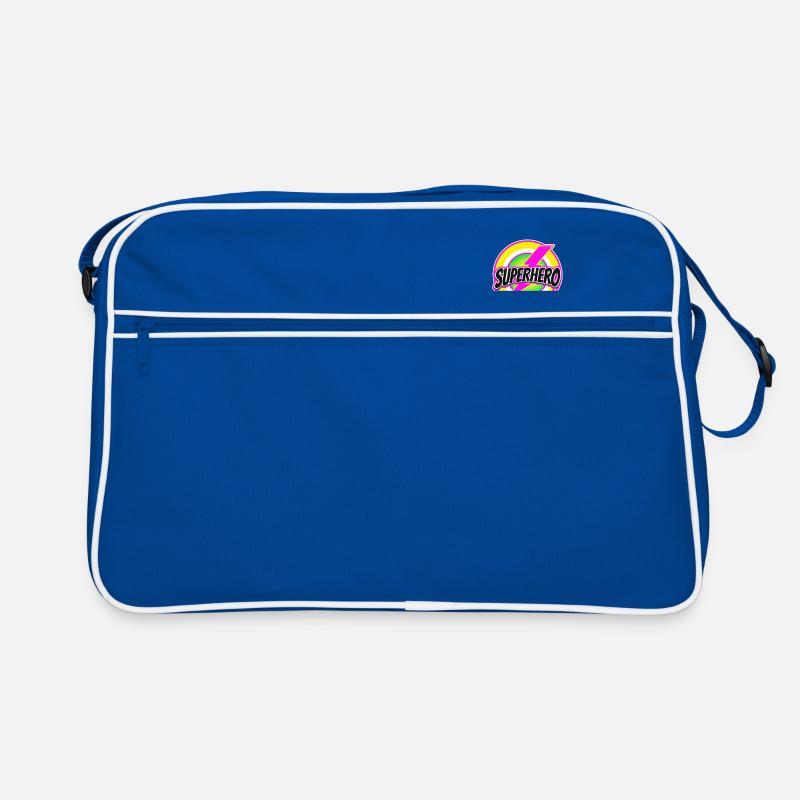 Superheld - Held mit Cape Retter Retter Modell Retro Tasche