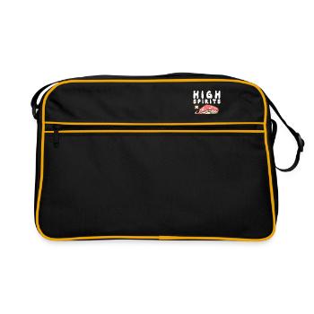 High Spirits Champignon magique - Cadeau - Sac Retro - noir/or - Devant