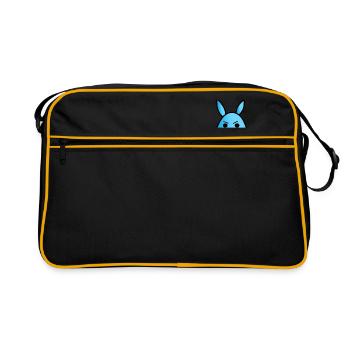 Anime Chibi Lapin - Direction T-shirt - Sac Retro - noir/or - Devant