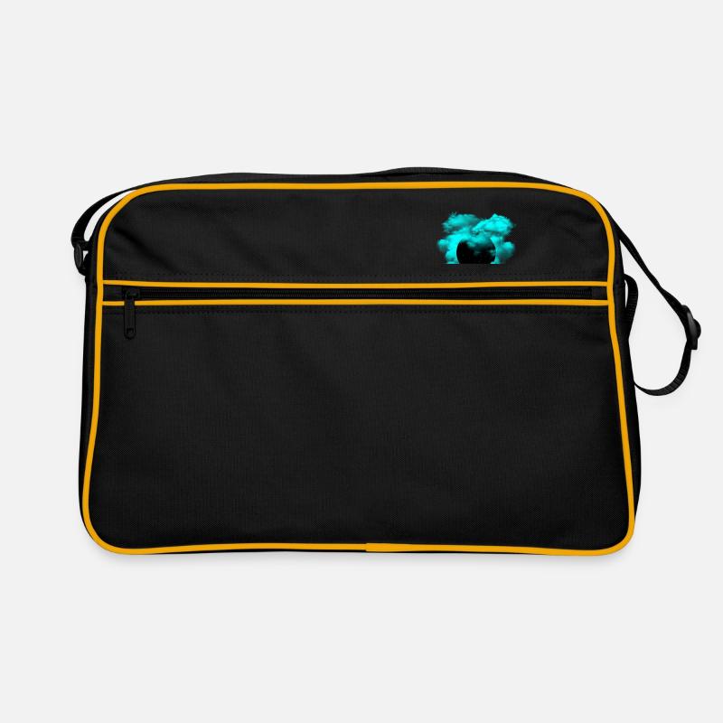 Black Hole Turquoise Cloud Retro Bag