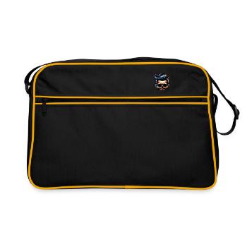 M. Right Partner Crâne Rétro - Sac Retro - noir/or - Devant
