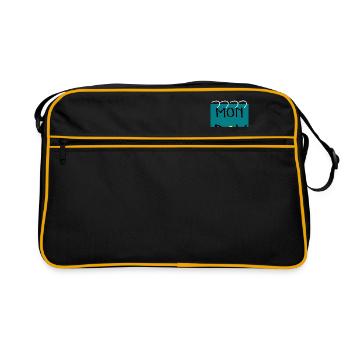 This is My I Hate Monday shirt - Retro Bag - black/gold - Front