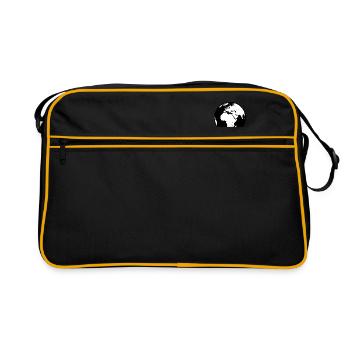 IL N'Y A PAS DE PLANÈTE B - Sac Retro - noir/or - Devant