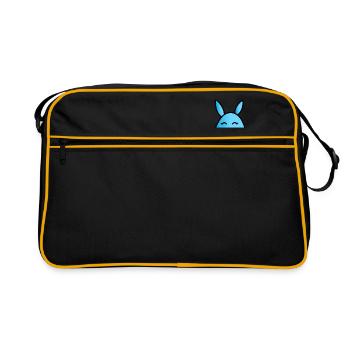 Anime Chibi Bunny - T-shirt de carotte - Sac Retro - noir/or - Devant
