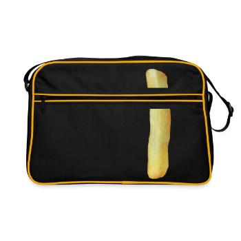 Fries one - Retro Bag - black/gold - Front