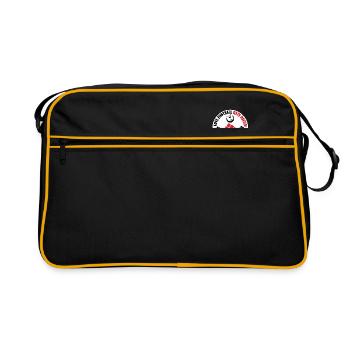 Love Football Hate Racism - Sac Retro - noir/or - Devant