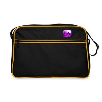BEER - Retro Tasche - Schwarz/Gold - Vorne