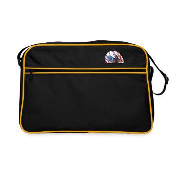 Motor racing #motor #sport - Retro Bag - black/gold - Front