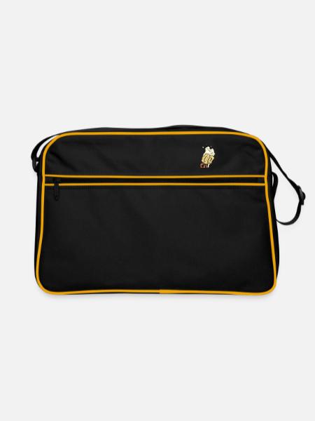 Volleyball - Retro Bag - black/gold - Front