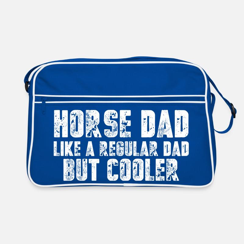 Horse dad cool Retro Tasche
