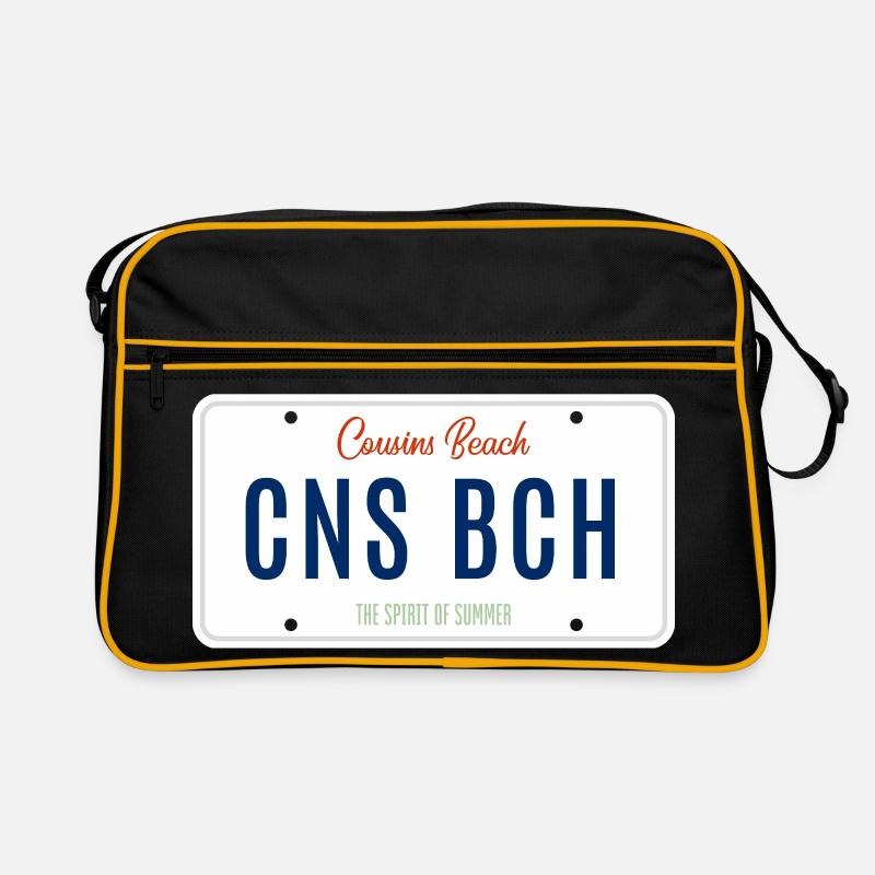 Cousins Beach – License Plate Retro Bag