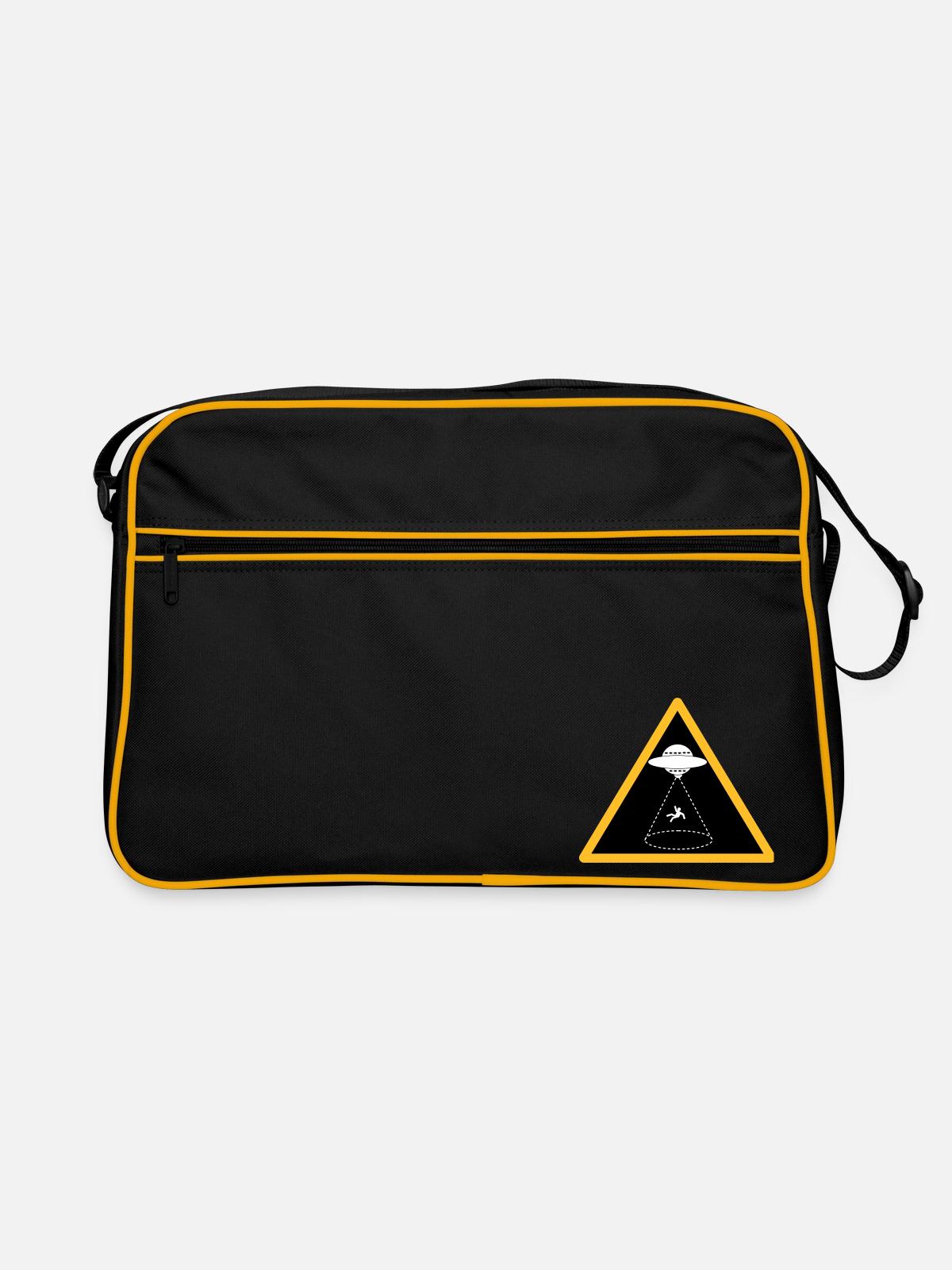 New World - Retro Bag - black/gold - Front