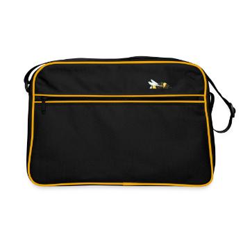 bourdon - Sac Retro - noir/or - Devant