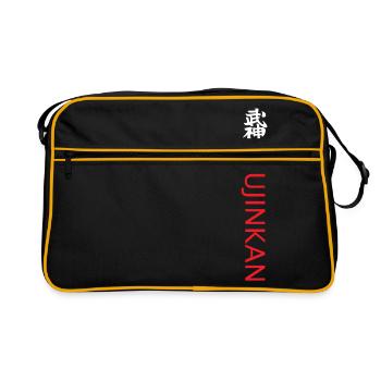 bujinkan kanji ninjutsu - Retro Bag - black/gold - Front