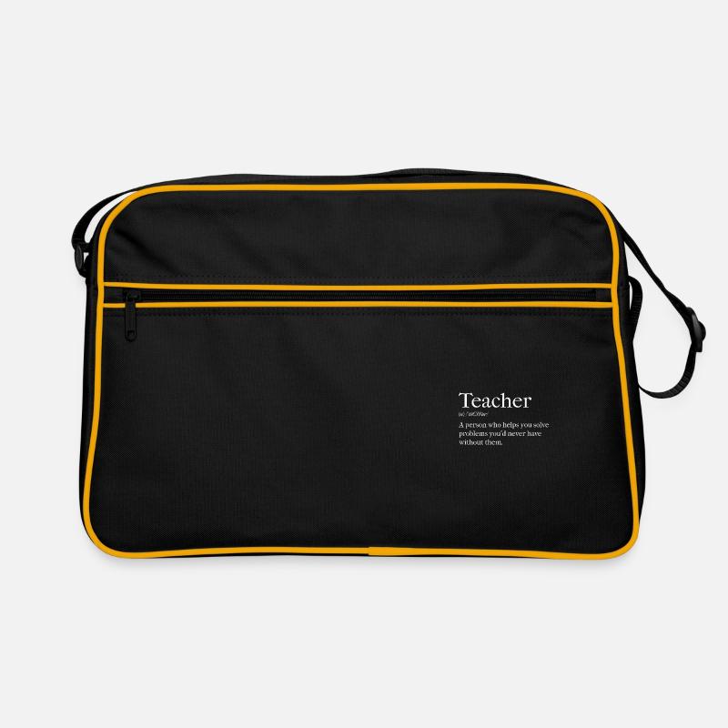 Enseignant - énonciation drôle Sac Retro