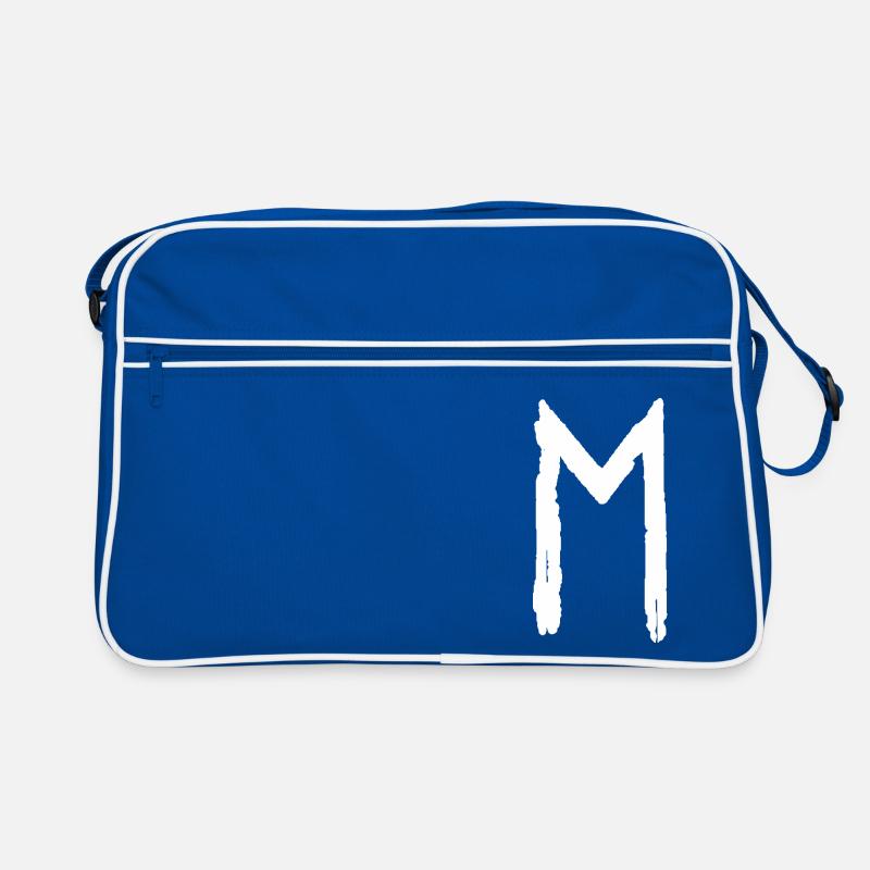 Elder Futhark Rune Ehwaz - Buchstabe E Retro Tasche