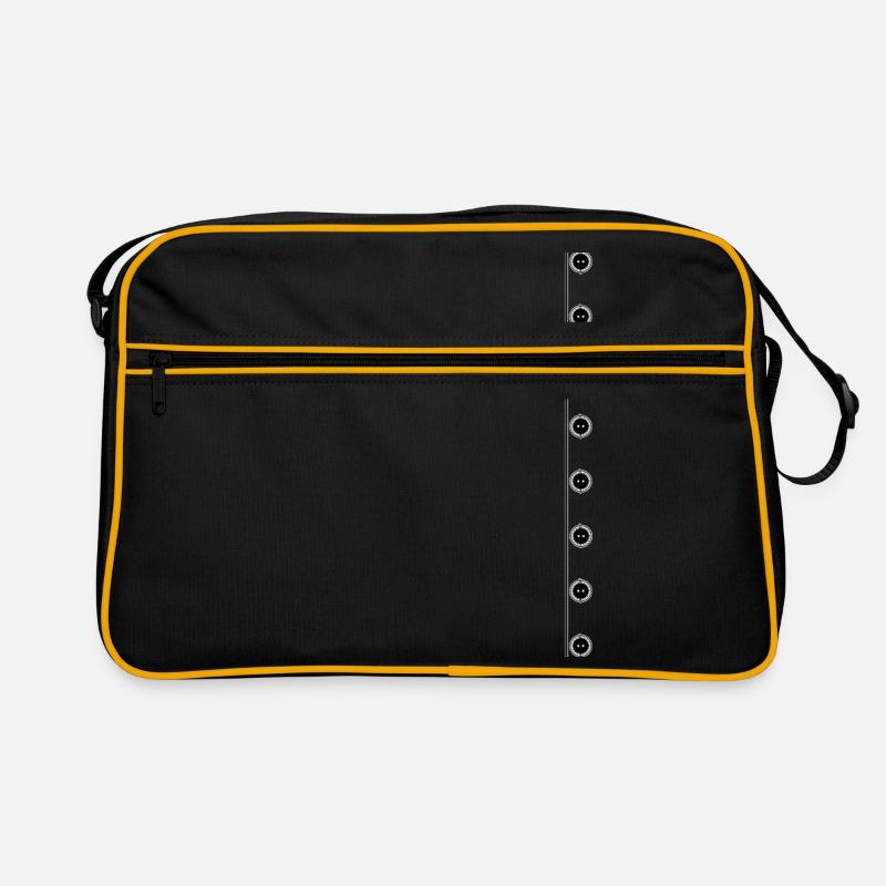 Buttons - Retro Bag - black/gold