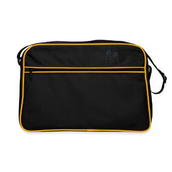 Annonce de grossesse - Sac Retro - noir/or - Devant