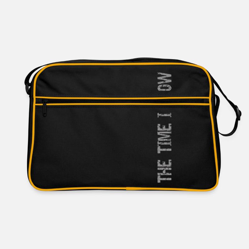 The time is now Retro Tasche