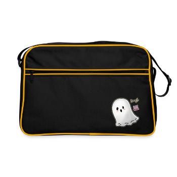 Boo Fantom - Mignon et grossier - Sac Retro - noir/or - Devant