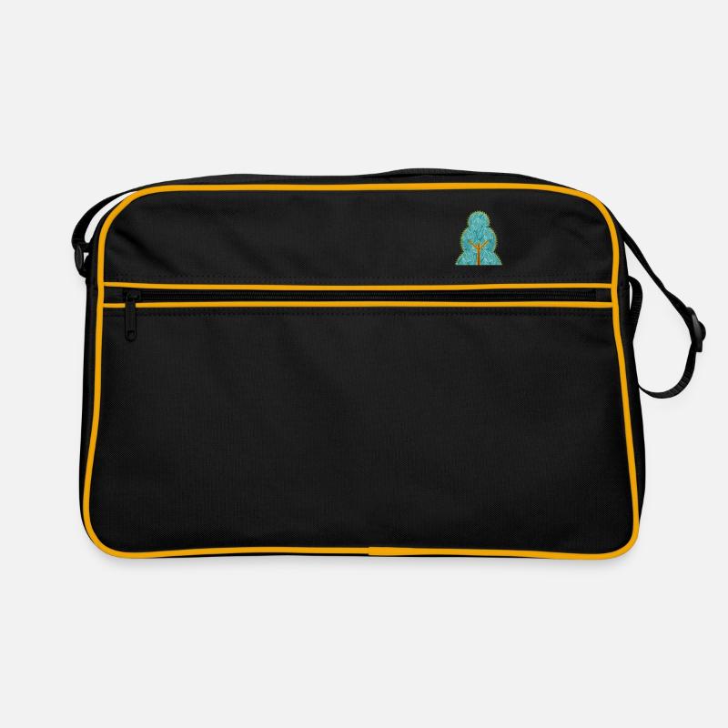 arbre - Sac Retro - noir/or