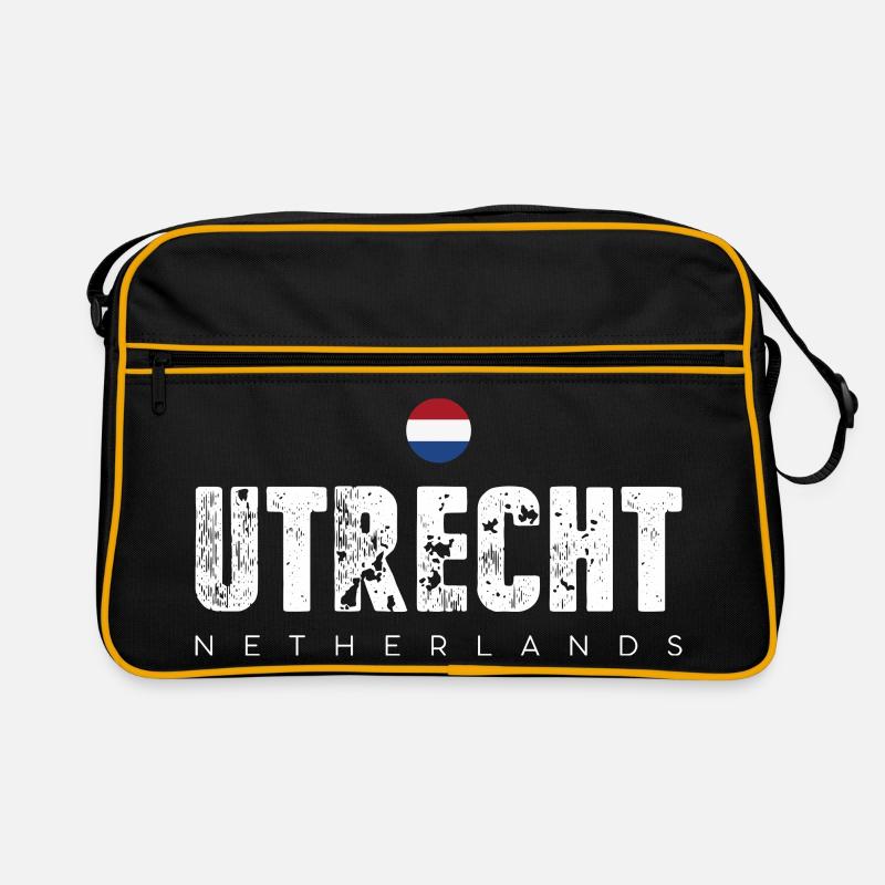 Utrecht Distressed City Letters Retro Bag