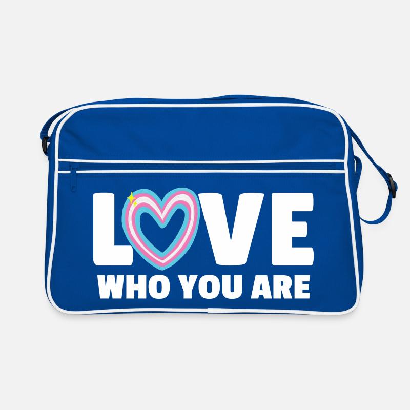 Transgender. Liebe, wer du bist Retro Tasche