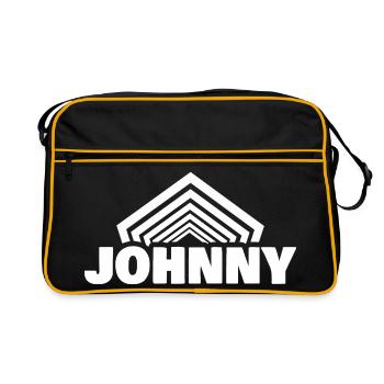 Gift for Johnny - Retro Bag - black/gold - Front