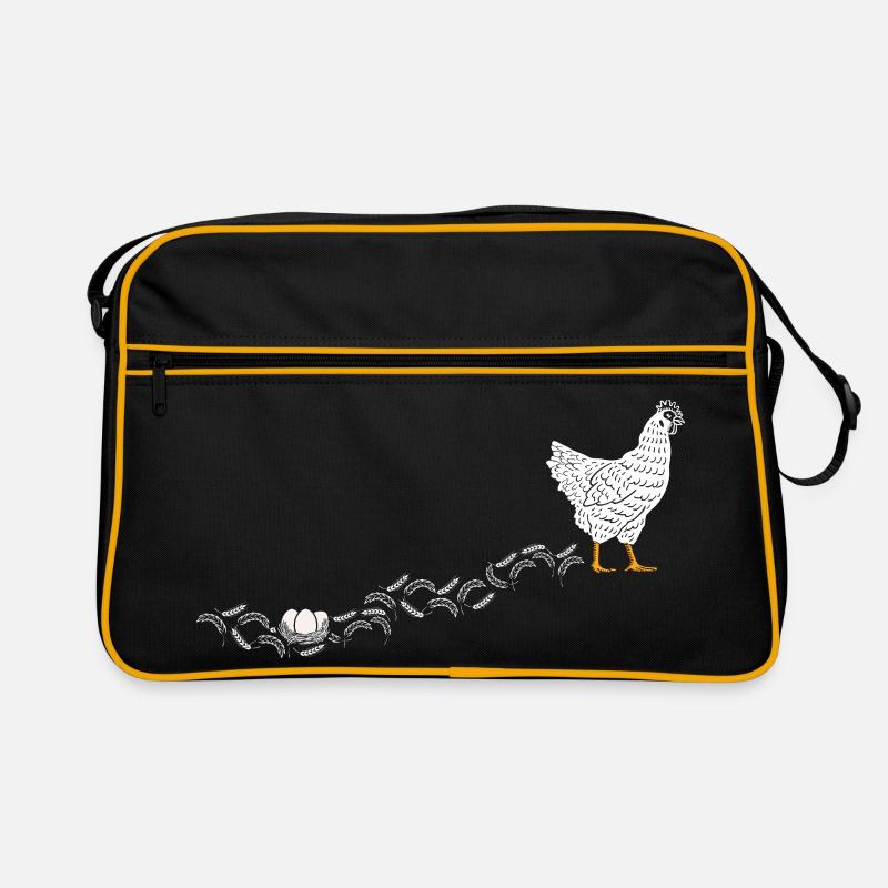 Poulets Whisperer Poulets Poulets Poulets Gardiens de poulets Sac Retro