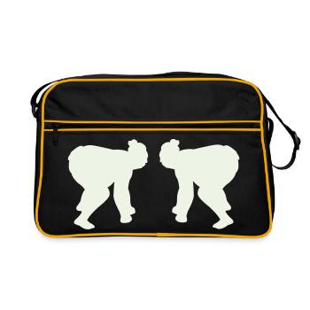 Sumos - Retro Bag - black/gold - Front