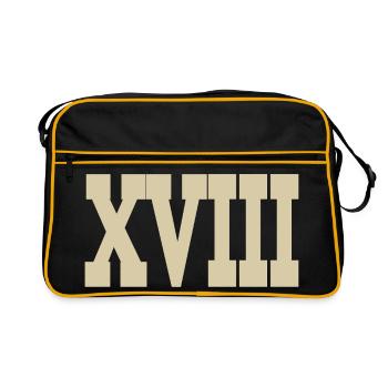 Roman numerals - Retro Bag - black/gold - Front