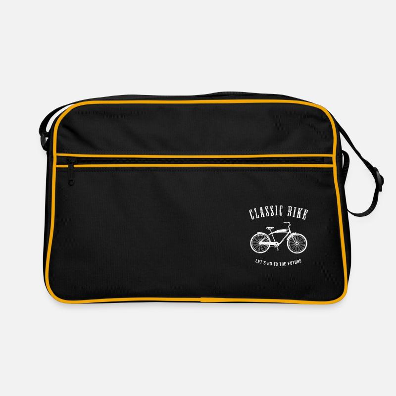 LET'S GO FUTURE BICYCLE WHEELS CLASSIC MOTIFS Retro Bag