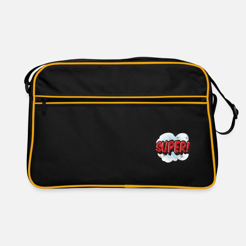 SUPER COMICSTYLE GRAFFITI COMIC 80s MOTIF GIFT Retro Bag