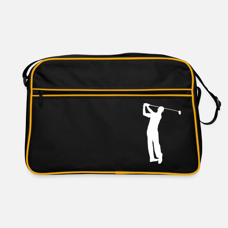 Golfspieler Retro Tasche