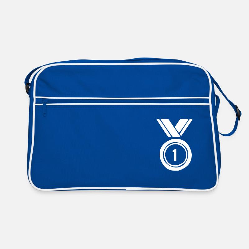 Medaille Sieger Gewinner Geschenk Retro Tasche