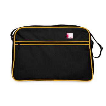 Rosé Diamant - Retro Tasche - Schwarz/Gold - Vorne