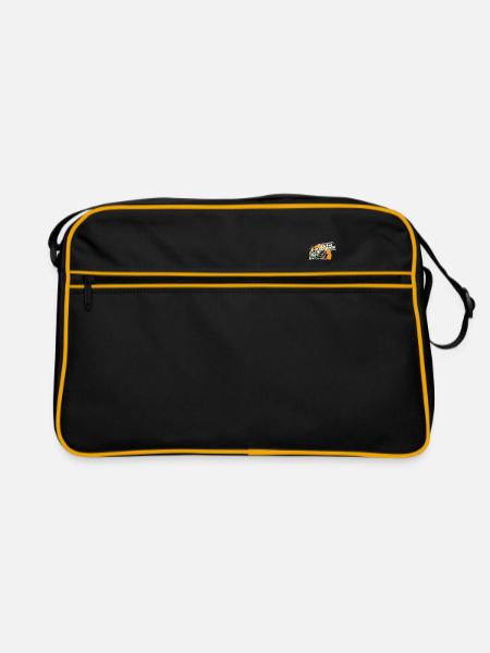 Pinup Vintage Rockabilly - Retro Tasche - Schwarz/Gold - Vorne