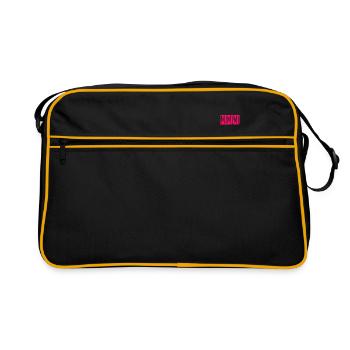 Paroles drôles mimimi - Sac Retro - noir/or - Devant