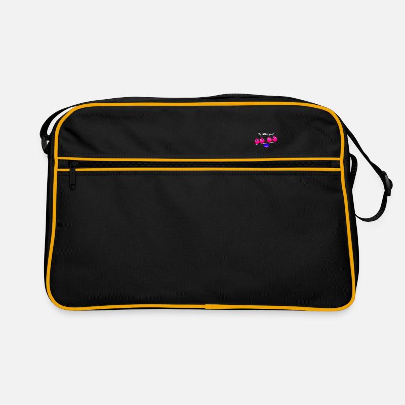Be different Vögel Vogel Soyez différent Individuel - Sac Retro - noir/or