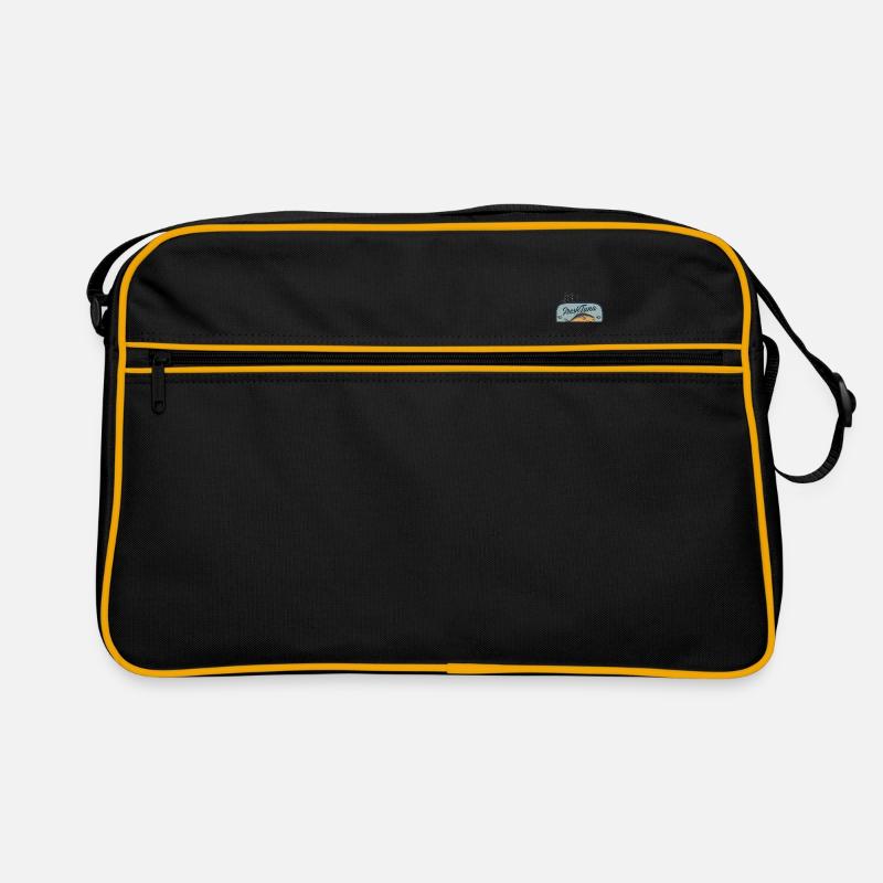 Frischer Thunfisch Tuna Seafood - Retro Tasche - Schwarz/Gold