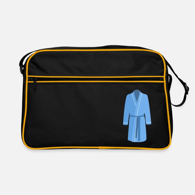 blue bathrobe Retro Bag