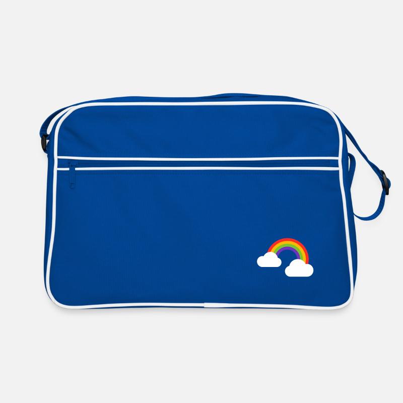 Rainbow Clouds Retro Bag