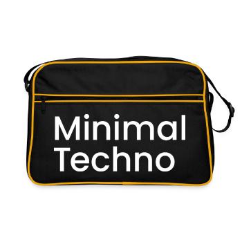 minimal Techno - Retro Bag - black/gold - Front