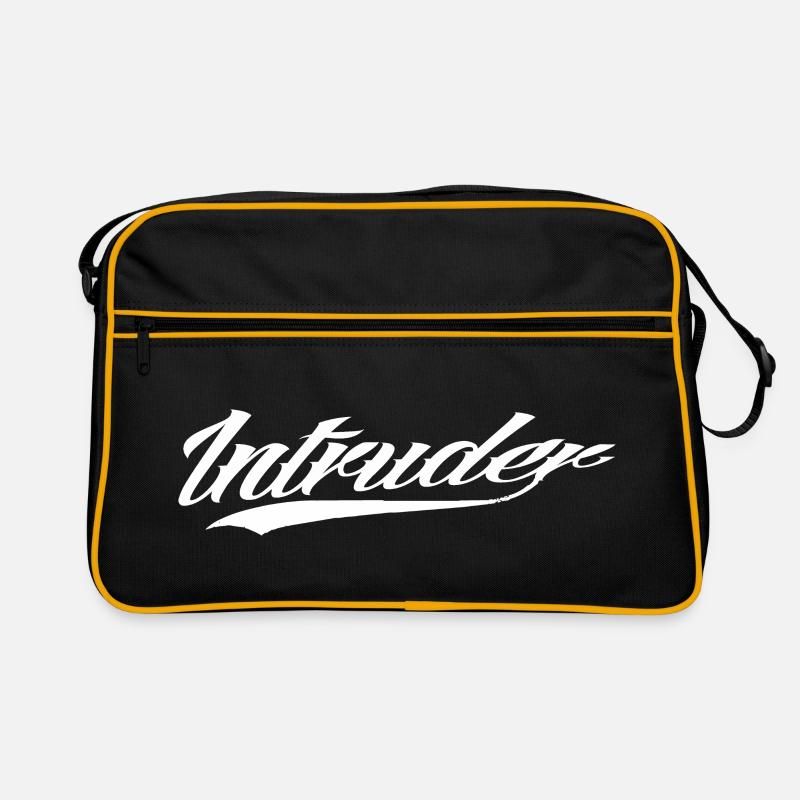 intruder hacker intruder clan sticker computer Retro Bag