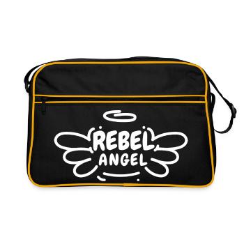 Rebel angel - Retro Bag - black/gold - Front