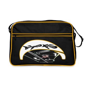 Active kiter with dynamic trajectory - Retro Bag - black/gold - Front