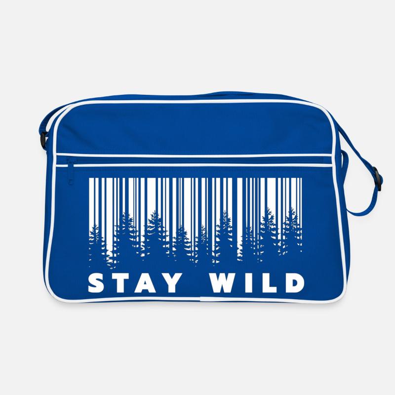 Code-barres Stay Wild Forest Sac Retro