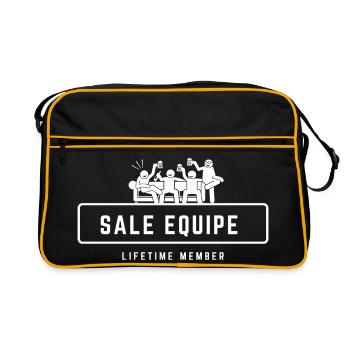 Dirty Team Team Group Bunch of Friends! - Retro Bag - black/gold - Front