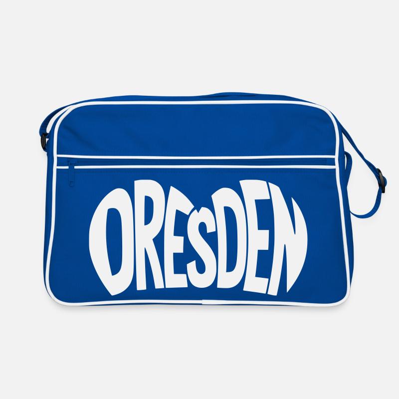 Dresden Schriftzug Retro Tasche